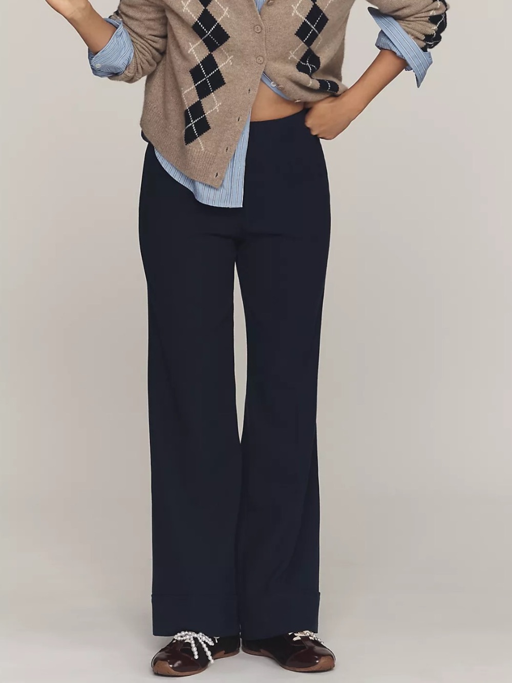 Maeve pants trousers NWT navy 4 Anthropologie